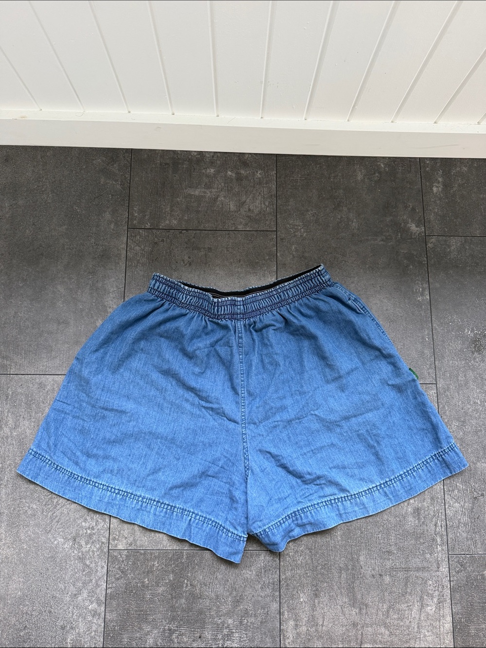 Gene Ewing BIS vintage denim circle shorts